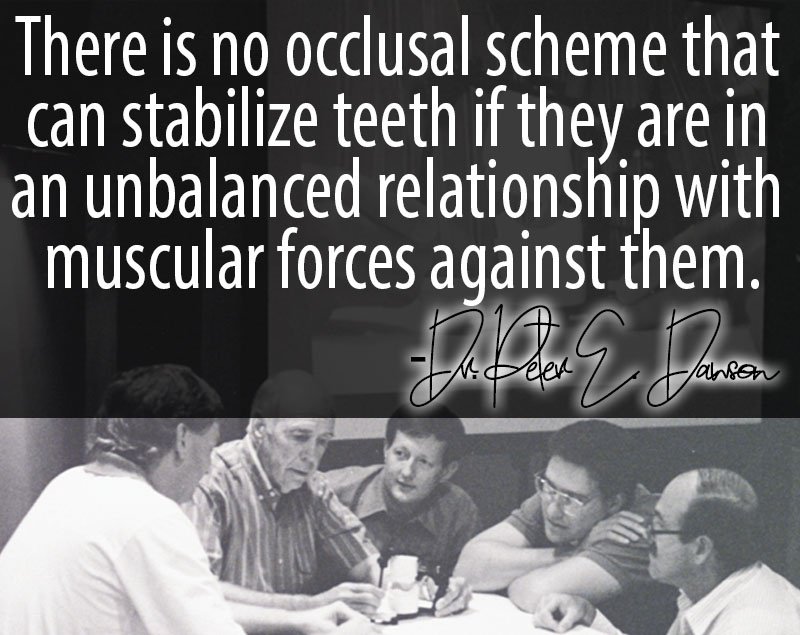 There Is No Occlusal Scheme That Can Stabilize Teeth If They - 