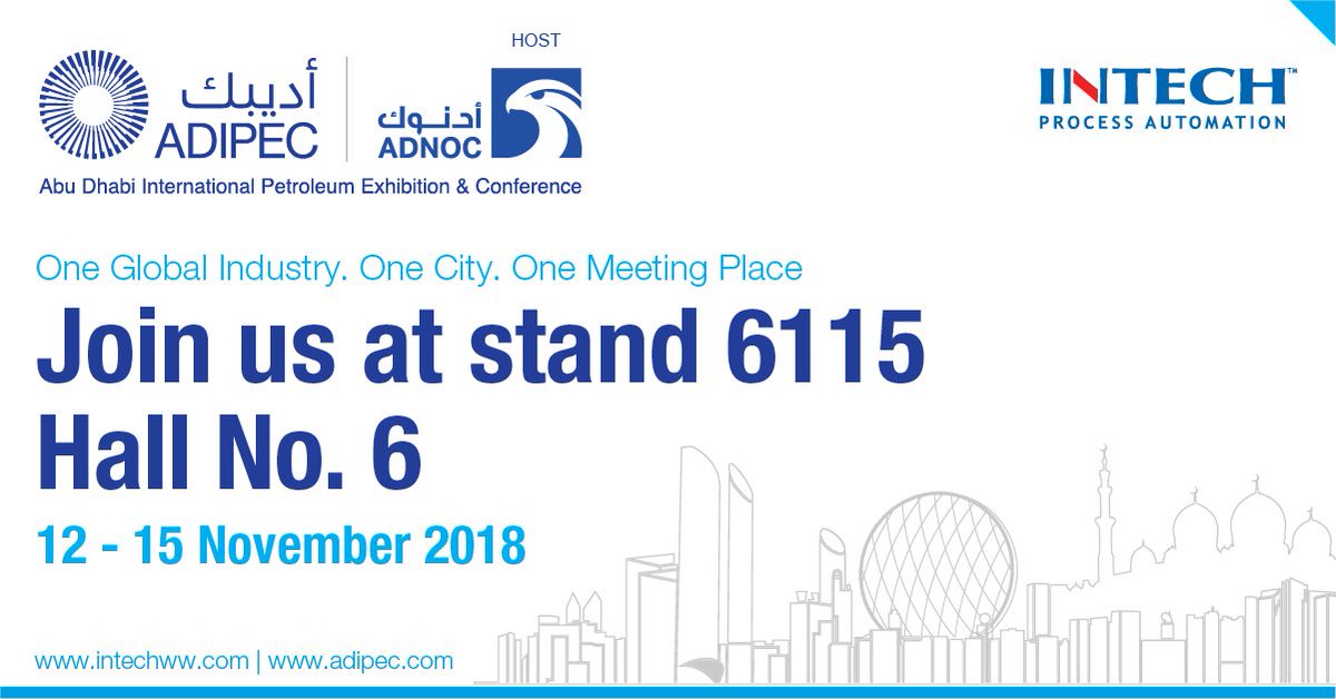 INTECHww's tweet image. For the past 25 years, INTECH has challenged itself to look beyond possibilities and helped its clients to redefine maximum potential from their #oilandgas assets. Join #teamINTECH at #ADIPEC2018 to find out how we have been doing it and how we can do it specifically for you.