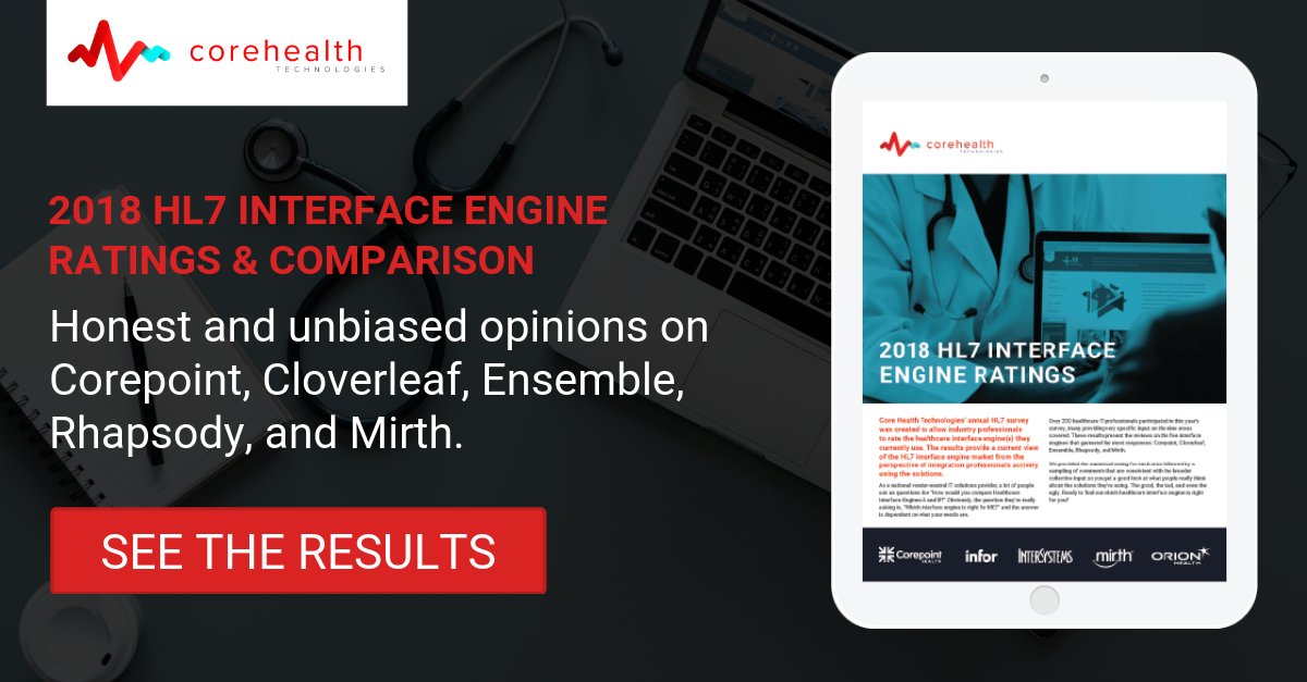 Just Released: 2018 #HL7 Interface Engine Comparison + Ratings report. See which engine came out on top this year! bit.ly/2zDuDTY