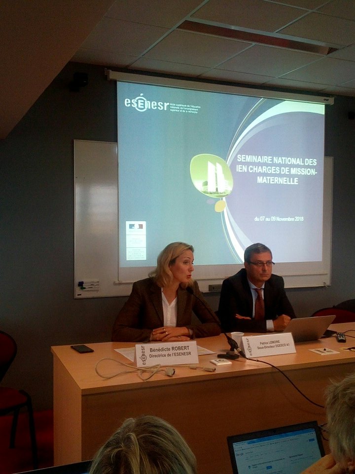SIMON Danielle (@dsimonih2ef) on Twitter photo Le séminaire doit vous permettre de monter en compétences, il doit vous donner aussi des outils de transfert de la formation dans vos départements.”
<a href="/BndicteRobert/">Bénédicte Robert</a> s'adresse aux #ien chargés de mission #écolematernelle à l’@esenpoitiers Le séminaire doit vous permettre de monter en compétences, il doit vous donner aussi des outils de transfert de la formation dans vos départements.”
<a href="/BndicteRobert/">Bénédicte Robert</a> s'adresse aux #ien chargés de mission #écolematernelle à l’@esenpoitiers