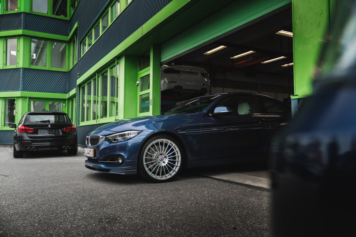 BMW ALPINA GB (@alpinagb) on Twitter photo 190mph <a href="/ALPINA_GmbH/">ALPINA Automobiles</a> B4 S in ALPINA Blue emerging from the workshop. 20" forged wheels reduce unsprung mass by 15kgs to facilitate even crisper turn-in and defter ride comfort. 190mph <a href="/ALPINA_GmbH/">ALPINA Automobiles</a> B4 S in ALPINA Blue emerging from the workshop. 20" forged wheels reduce unsprung mass by 15kgs to facilitate even crisper turn-in and defter ride comfort.