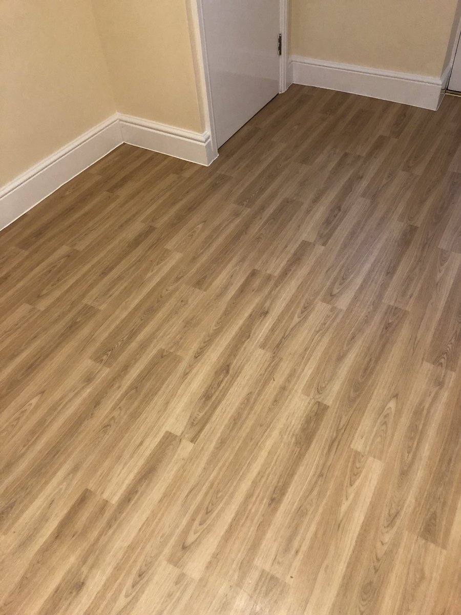 11m communal entrance and store cupboards fitted in <a href="/Polyflorltd/">Polyflor</a> #woodfx #americanoak #socialhousing #flooring #northwest #manchester