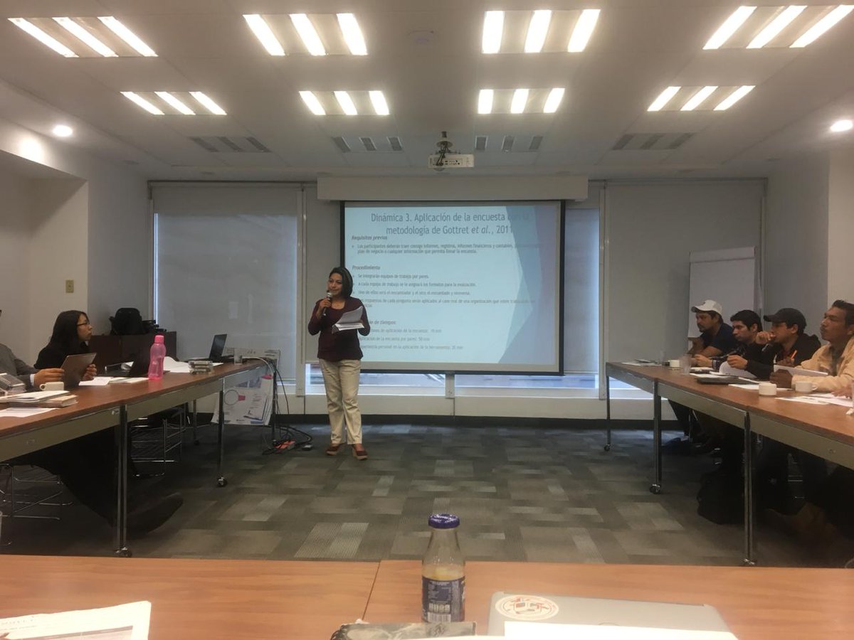 Participación en el Curso de Gestión de Unidades de Producción Rural, CIMMYT.