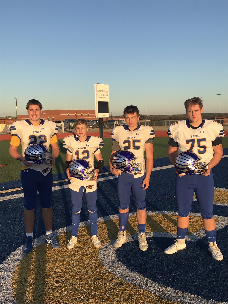 Coach_Worrell's tweet image. @brock_football Scout TEAM players of the week for 1st week of playoffs! Doing their job! @EliPotts22 @kinzer_alex #bluehelmet