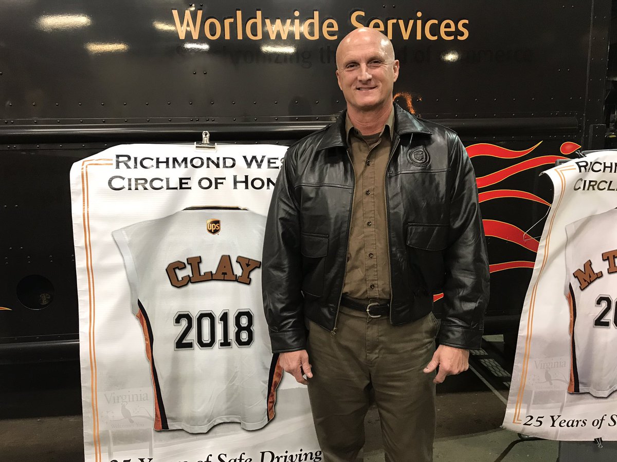 EMajeticUPS's tweet photo. Congratulations to 4 of the Mid-Atlantic Districts finest!  Milton Taylor, David Clay, Kenny Chism and Robert Ginn - all Inducted into UPS’ Circle of Honor! @MidAtlUPSers @RichmondSafety #COH https://t.co/I3CaFPnSKe