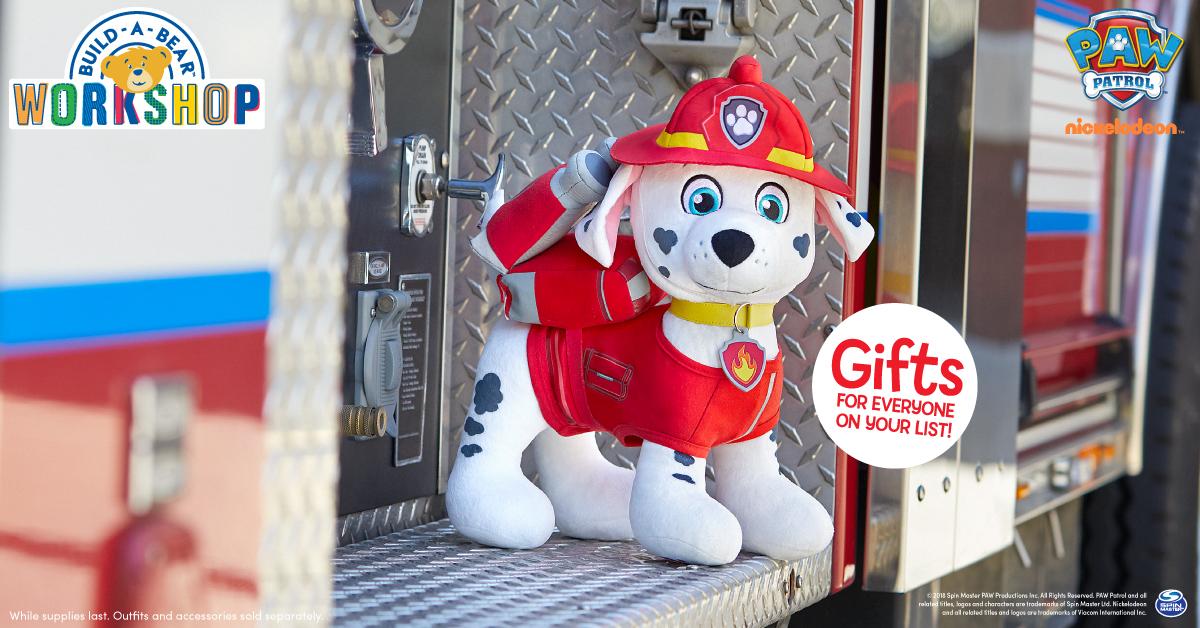 build a bear marshall paw patrol