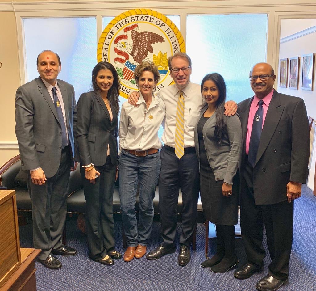 Members of the @BAPS temple in Chicago visited Rep. @PeterRoskam to thank him for his many years of service to the 6th District in Illinois and for the help and support offered to community groups like ours! #BAPSAdvocacyDay