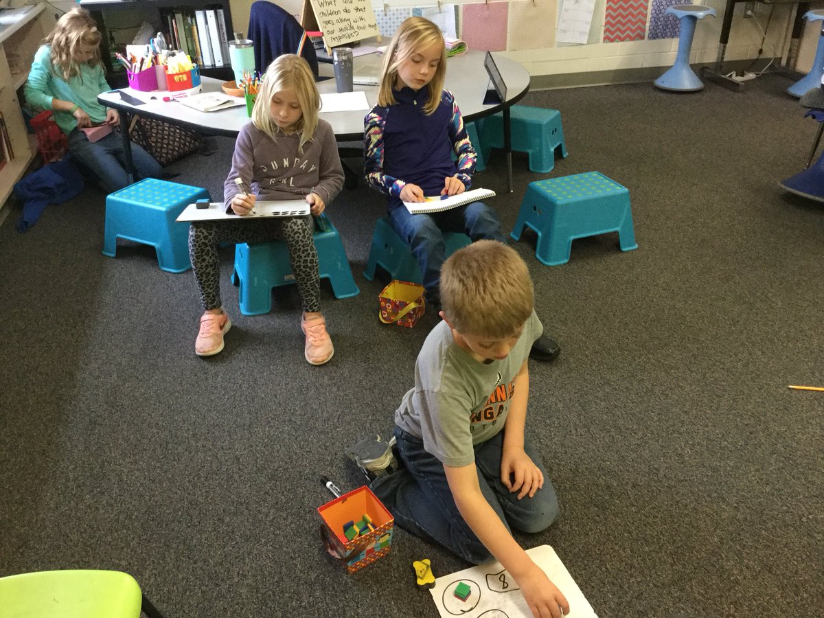 Mrsmkleman's tweet photo. Using numberless word problems to SLOW US DOWN and help us make sense of what the questions are asking! Numbers, pictures and words are helping develop our understanding of division and multiplication. @AltonDarby https://t.co/puxQx47QNU