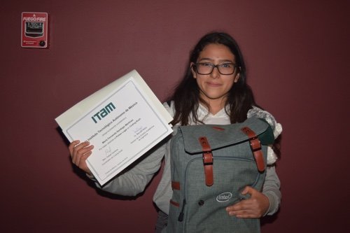 TomasAlvaEdison's tweet photo. Nuestra alumna Fernanda Santiago ganó el concurso Coding Rush en el @ITAM_mx, justa donde los alumnos probaron sus habilidades de programación en ambiente Phyton. Fer es la primera mujer en ganar esta distinción en la historia de la competencia. ¡Felicidades! #beTAE https://t.co/EmdCaL1OnV