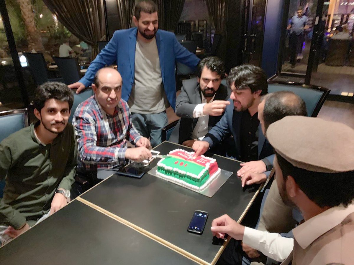 AllamaIqbalISF's tweet photo. Today is a historical day. 11 years ago today, ISF founder @MuradSaeedPTI &amp; his team founded ISF which is the largest student federation across Pakistan. Celebrating #FoundatioDayISF with MNA @shahidkhattak in Dubai. ISF grand convention will be held on November 27 in Peshawar. https://t.co/zuhn5mfW1m