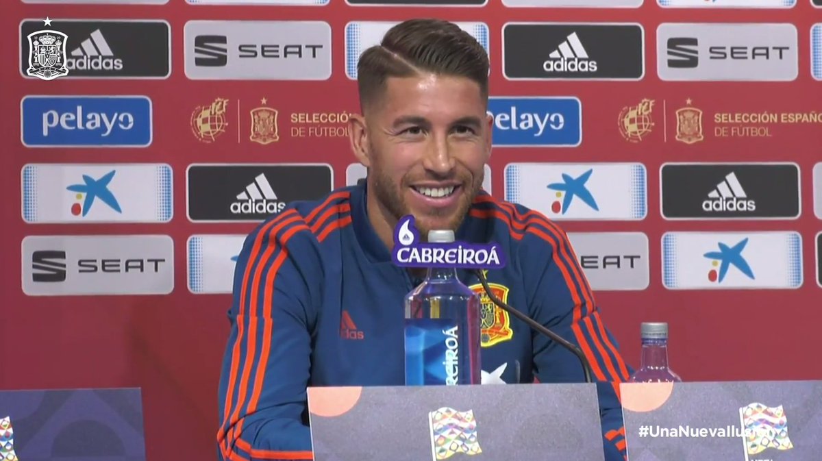 Ramos, en sala de prensa.