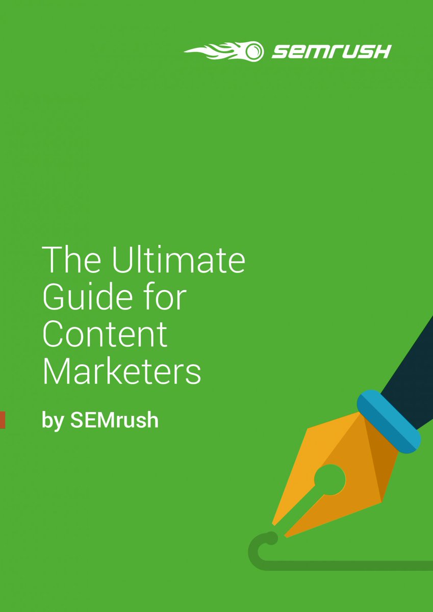 sejournal's tweet image. Discover how to carry out an excellent content marketing strategy. Here&apos;s a free guide, care of @SEMrush. #SEJPartner bit.ly/2zP6F84