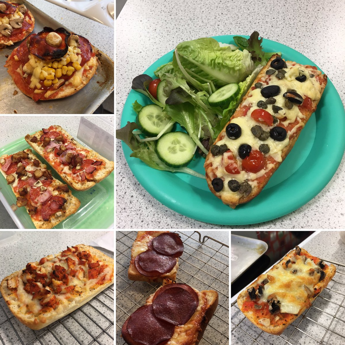 TitusSaltTech's tweet photo. Year 7 did some amazing healthy pizza toasts with Miss Mills today. All fits in with the Eat Well Guide. Well done Finn with his dish of the day. https://t.co/7bAPKIje03