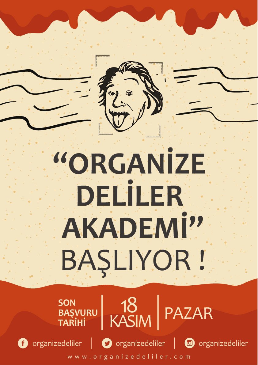 Organize Deliler Akademi 26 Kasım Pazartesi 18.00'da İstanbul'da başlıyor.