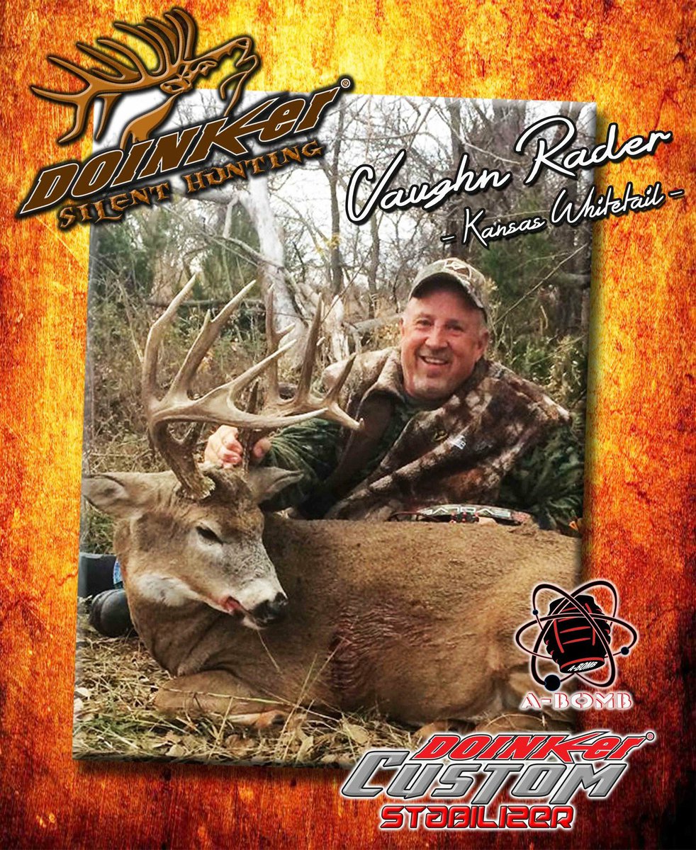 DoinkerStabs's tweet image. Congratulations to Vaughn Rader on his Whitetail Buck Harvest! #Doinker #archer #SilentHunting
