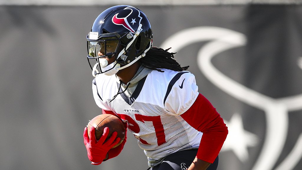 HoustonTexans's tweet photo. No. 27 back at practice. https://t.co/95LOOUeWDX