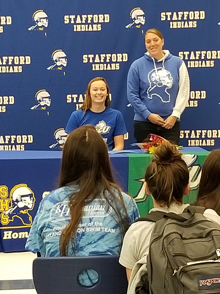 SHS Tribe: Michaela Sizemore signs a Swim Scholarship Intent with Florida Gulf Coast University!