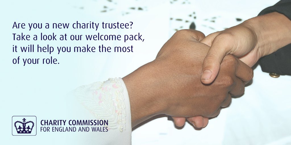 If #TrusteesWeek has inspired you to become a #trustee, our Welcome Pack is a great place to start, to introduce you to the role. We've designed it for new #trustees, but it can also be used by existing trustees to refresh knowledge &amp; skills: ow.ly/fItj30klfUx