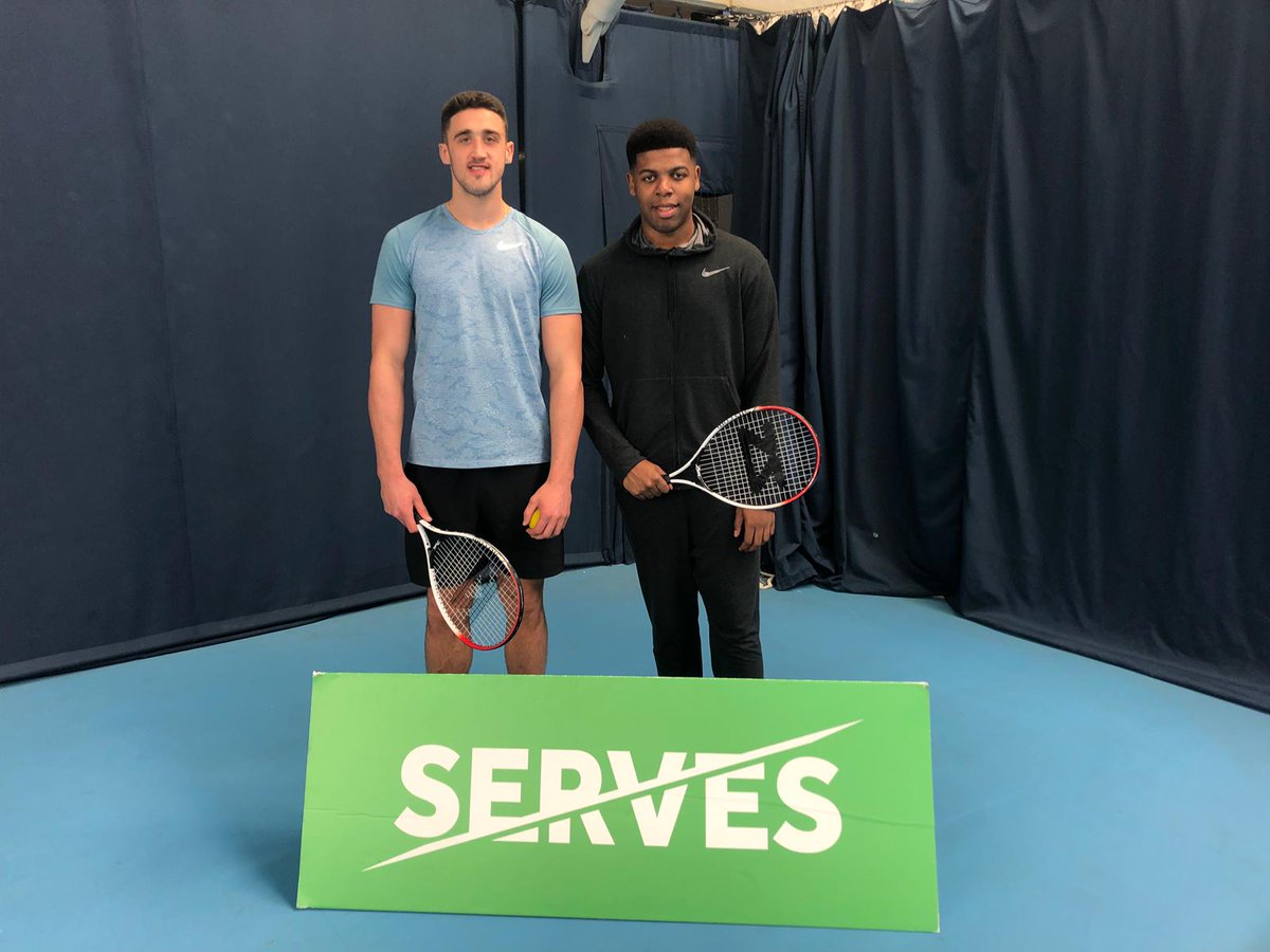 FireFitHub's tweet photo. Dimitri and Shakur really enjoying the SERVES social change programme at the National Tennis Centre in London! They can't wait to come back and test out all their new knowledge with our young people!
@Tennisfndation @StreetGames #TFSERVES https://t.co/4RvLg7rSDo