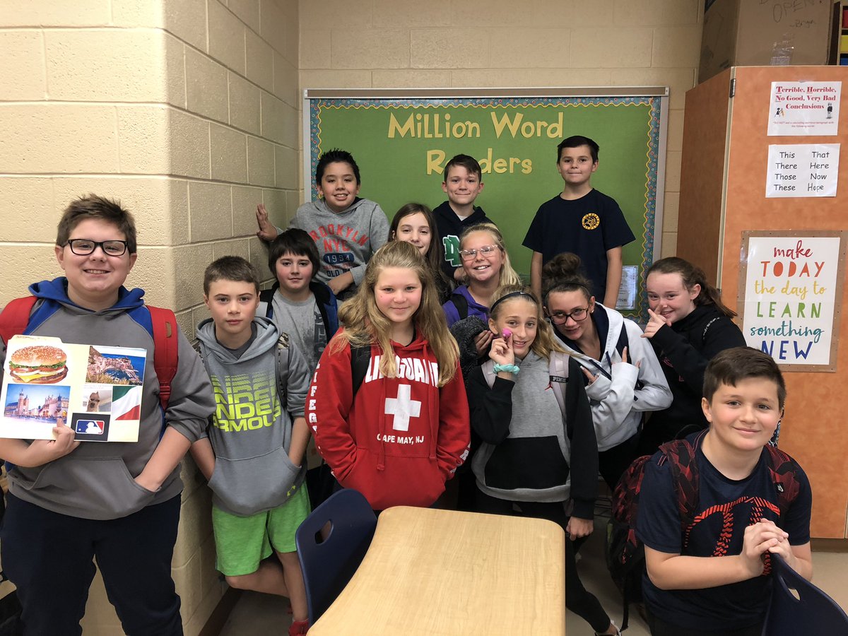 Congrats to the 6th grade students who met their personal 1st marking period reading counts goal! They were rewarded w/ prizes donated by <a href="/IceWorksComplex/">IceWorks</a> @chickFilA <a href="/PPFpretzels/">Philly Pretzel Factory</a> <a href="/sweetFrog/">sweetFrog</a> <a href="/skyzone/">Sky Zone</a>  #celebratesuccess #PennDelcoProud