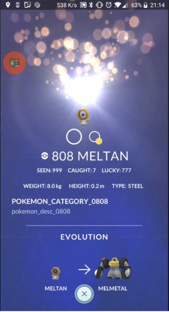 ポケモンgo速報 メルメタルは最大cp3875 覚える技構成や種族値も判明 ポケモンgo攻略まとめ速報