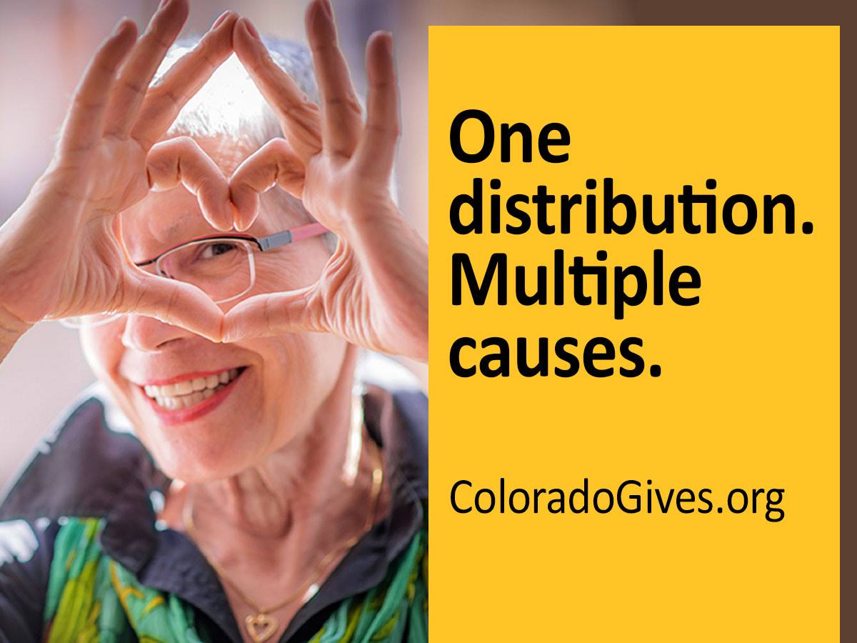If you are 70½ or older, you can give up to $100,000 from your IRA to a qualified charity without having to pay income taxes. Through ColoradoGives.org, support multiple charities with a single IRA Charitable Distribution. Learn more at communityfirstfoundation.org/donors/ways-to…