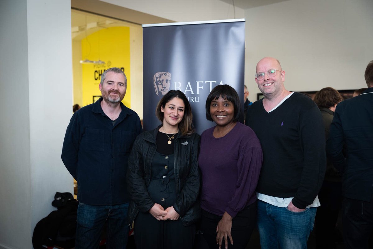 Tonight we hosted an event with @wales_screen & @4talent @BlackLightProds “4Stories encourages talent currently under-represented in tv drama – women, disabled people, BAME & those from disadvantaged backgrounds, with the objective to showcase talent and kick-start careers”