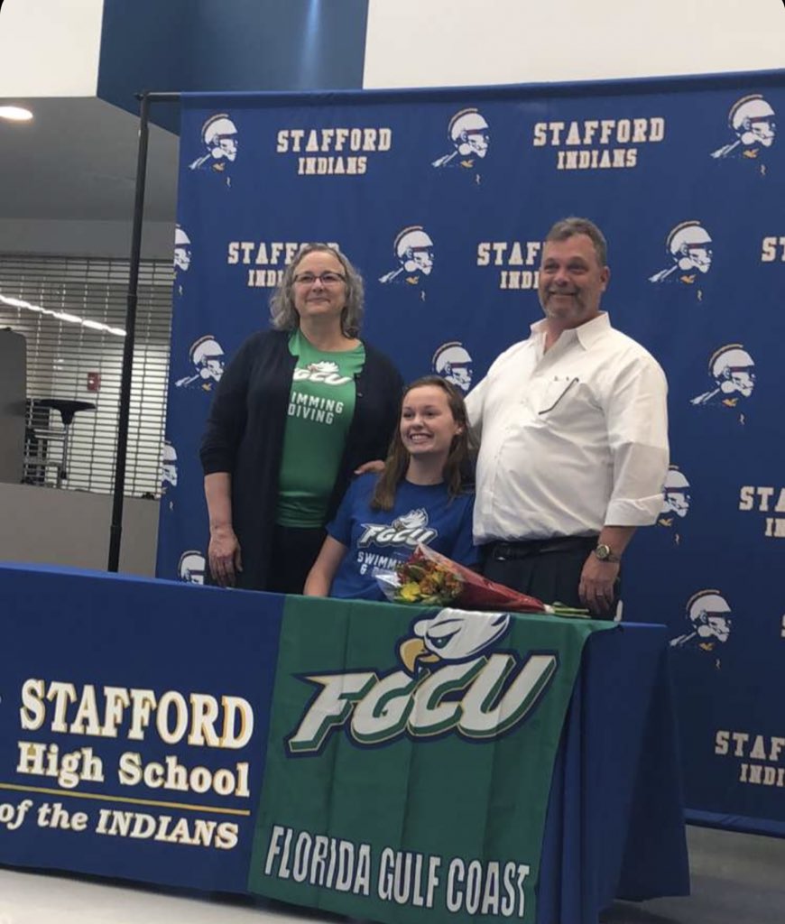 CONGRADULATIONS TO OUR SENIOR SECRETARY <a href="/mikeandcheesee/">Michaela Sizemore</a> FOR SIGNING   TODAY!! 

She will be swimming D1 at Florida Golf Coast University :) 

We’re all so proud of you Michaela!!