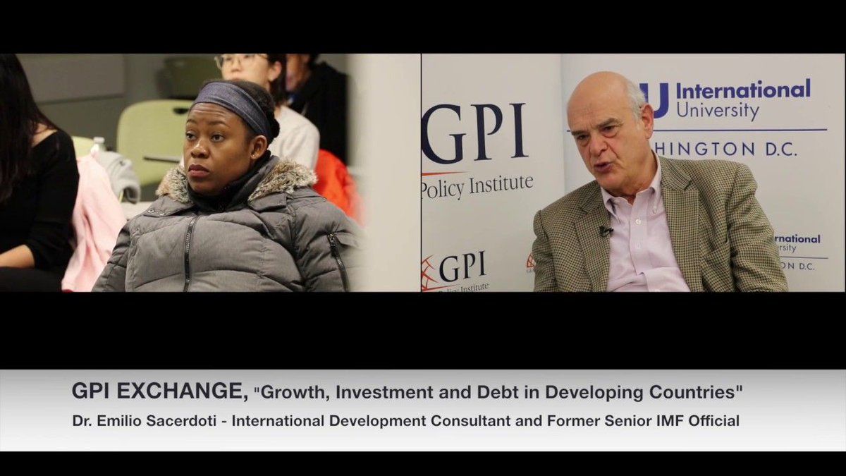 GPInstitute's tweet photo. Thank you to our guest speaker Dr. Emilio Sacerdoti for a great discussion on Growth, Investment and Debt in Developing Countries. Check out our short video to get an idea about the event. #GPIExchange #GPITalks https://t.co/vbwcFGFdr7 https://t.co/ONZ4Yd1v8p