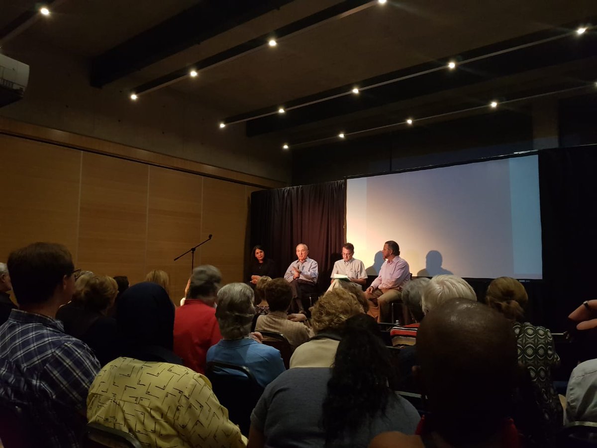 ProtectRohingya's tweet image. Advocate Shabnam Mayet &amp;amp; David Kramer representing us on a panel with Judge Richard Goldstone @JHGCentre