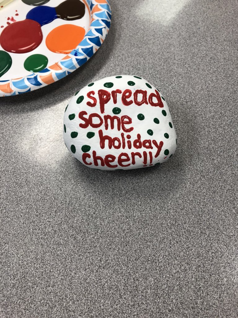 MrsJuris's tweet photo. National Junior Honor Society kindness rock painting! #DelmarRocks https://t.co/9XGlJKCkpC