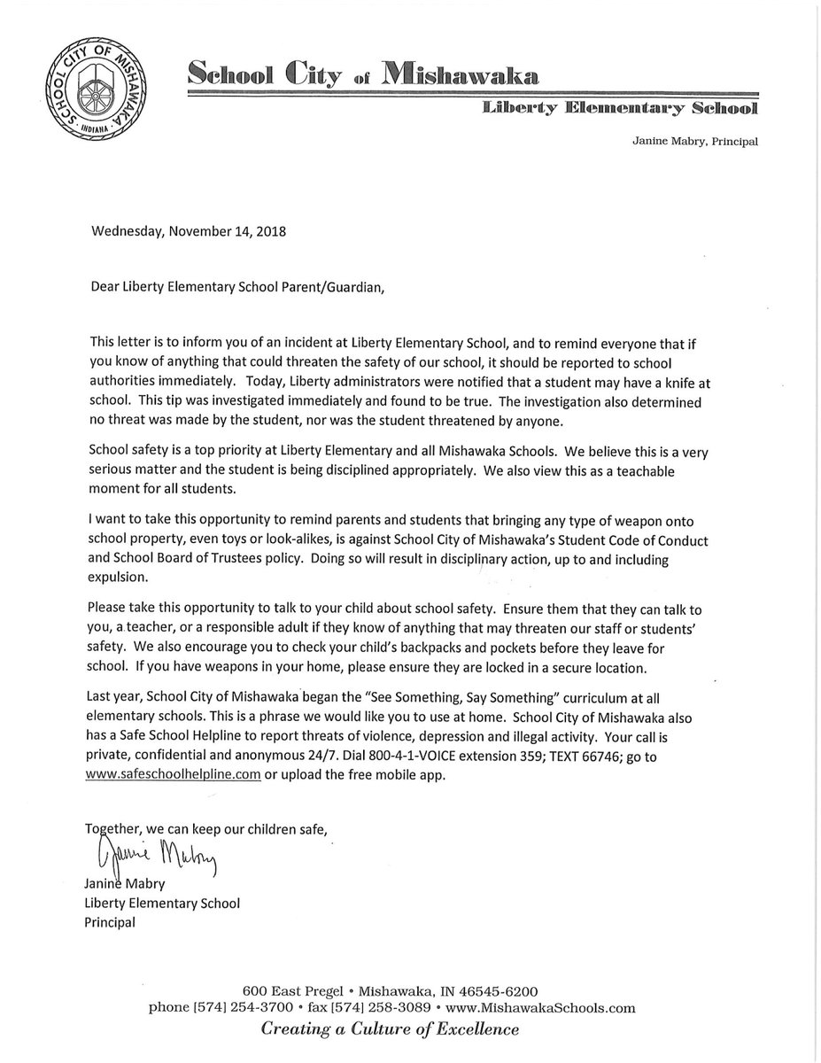 Expelled From School Letter