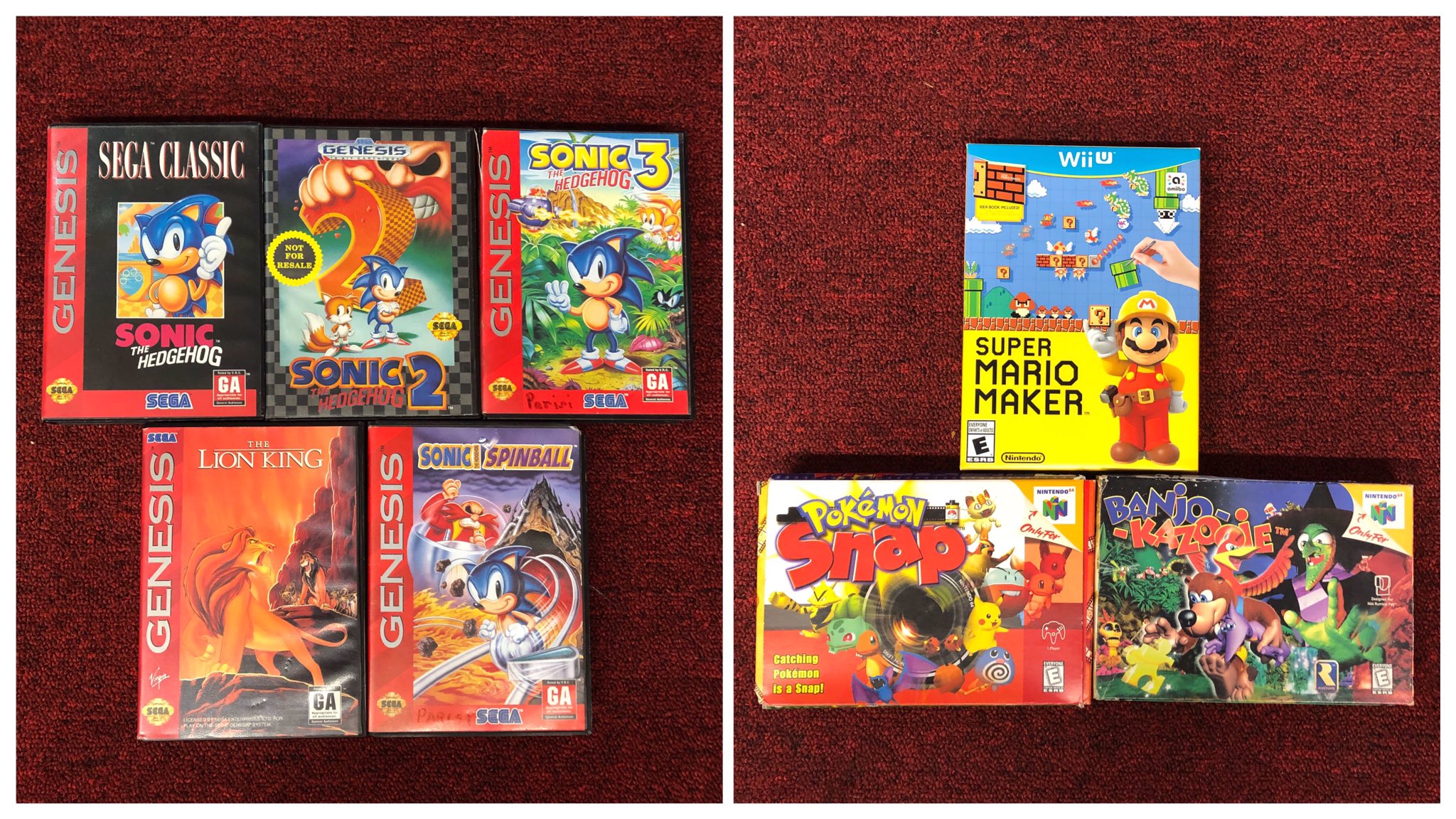 RETROGAMING - Set of 3 Mario games for Nintendo 64 : - …