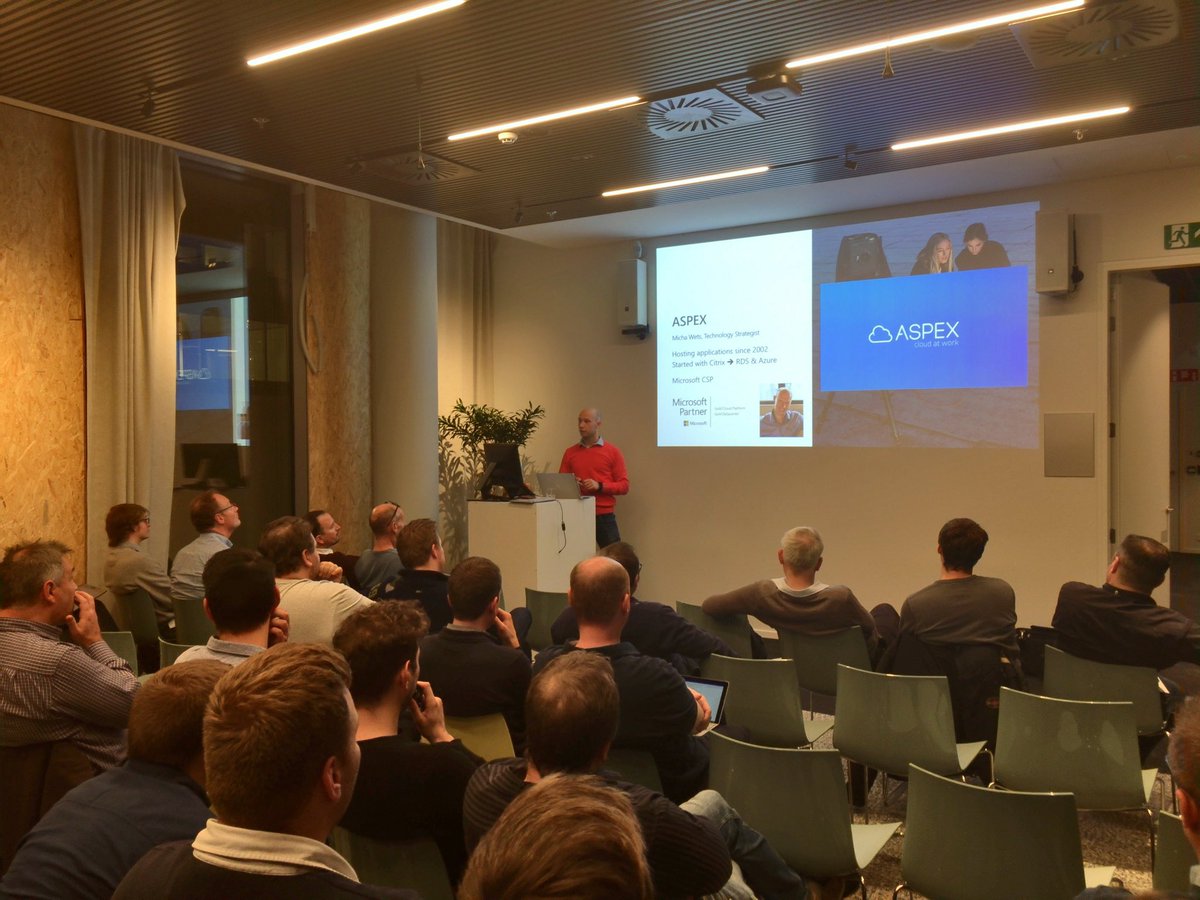 MichaWets's tweet image. Thank you @Techninebe for having me. Great sessions from @ErikMoreau, @evilbart &amp;amp; ThomasCollier! I really enjoyed giving my session about #MsWVD (#RDmiEvolved) in the new offices of @Microsoftbe !