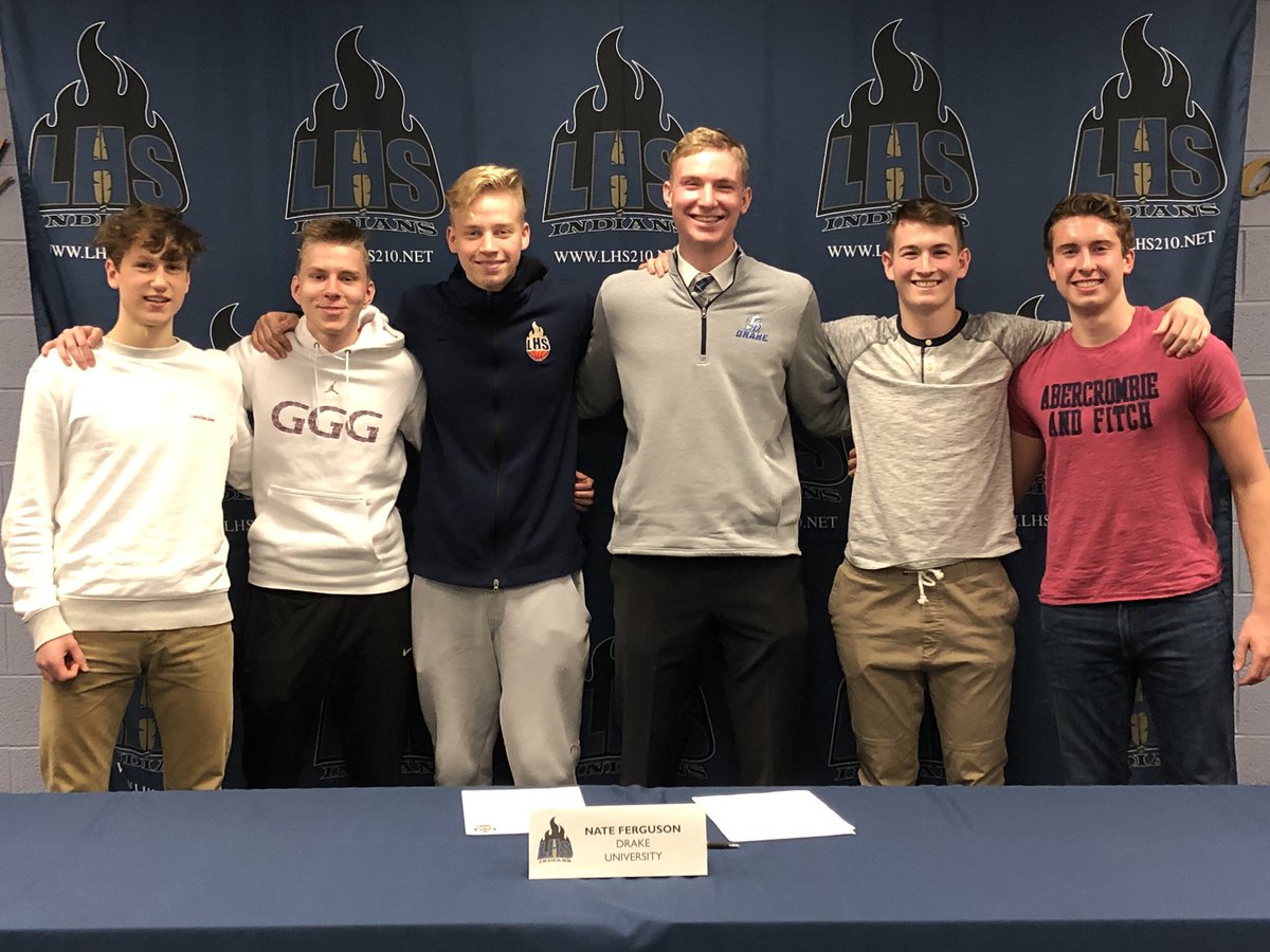 Congrats to <a href="/Nate_Ferguson4/">Nate Ferguson</a> on signing with <a href="/DrakeBulldogsMB/">Drake Basketball</a> today.  Big season ahead for #GoLemont