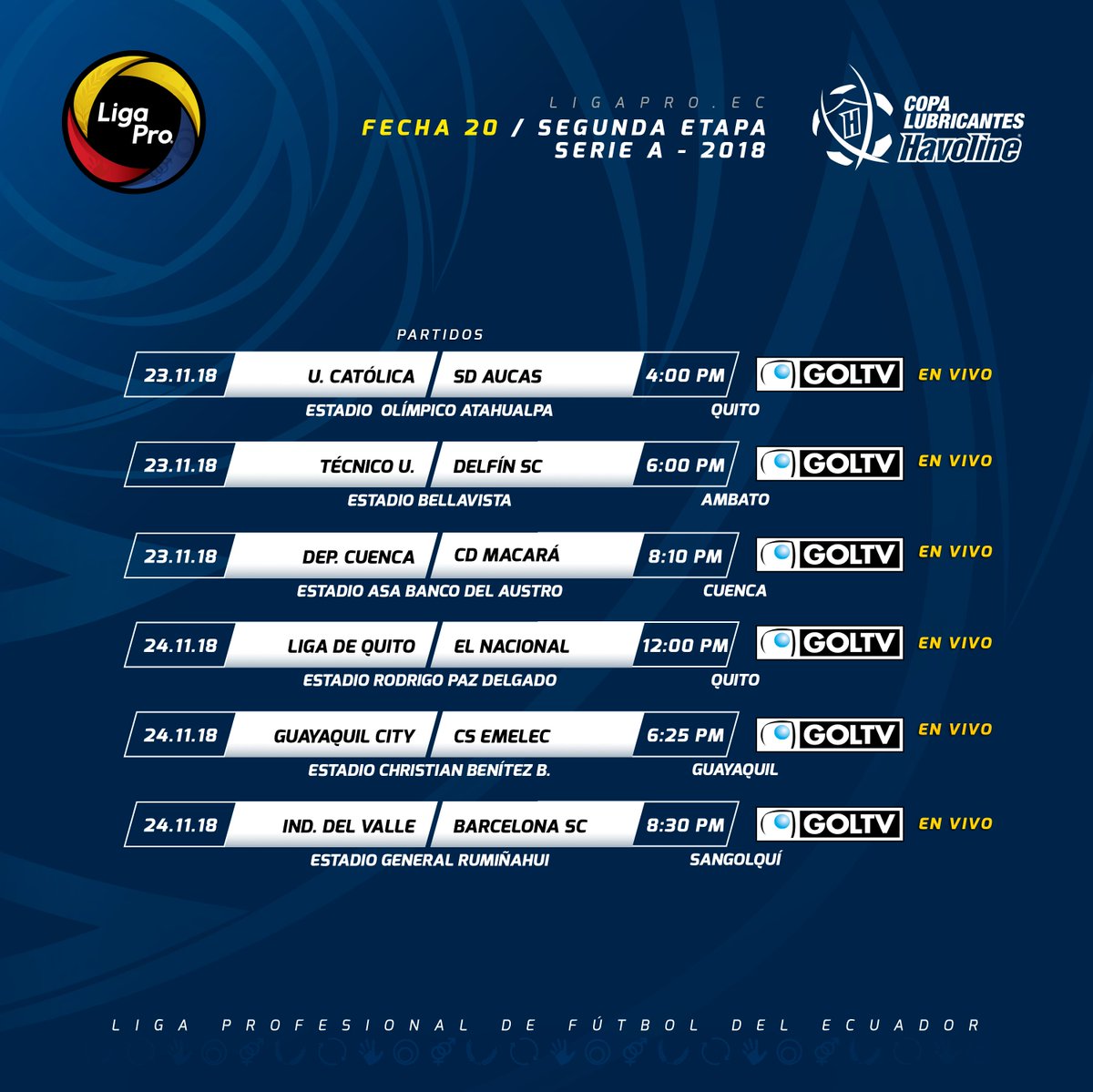 Calendario Liga Pro Ecuador 2024 Best Ultimate Awasome Famous New