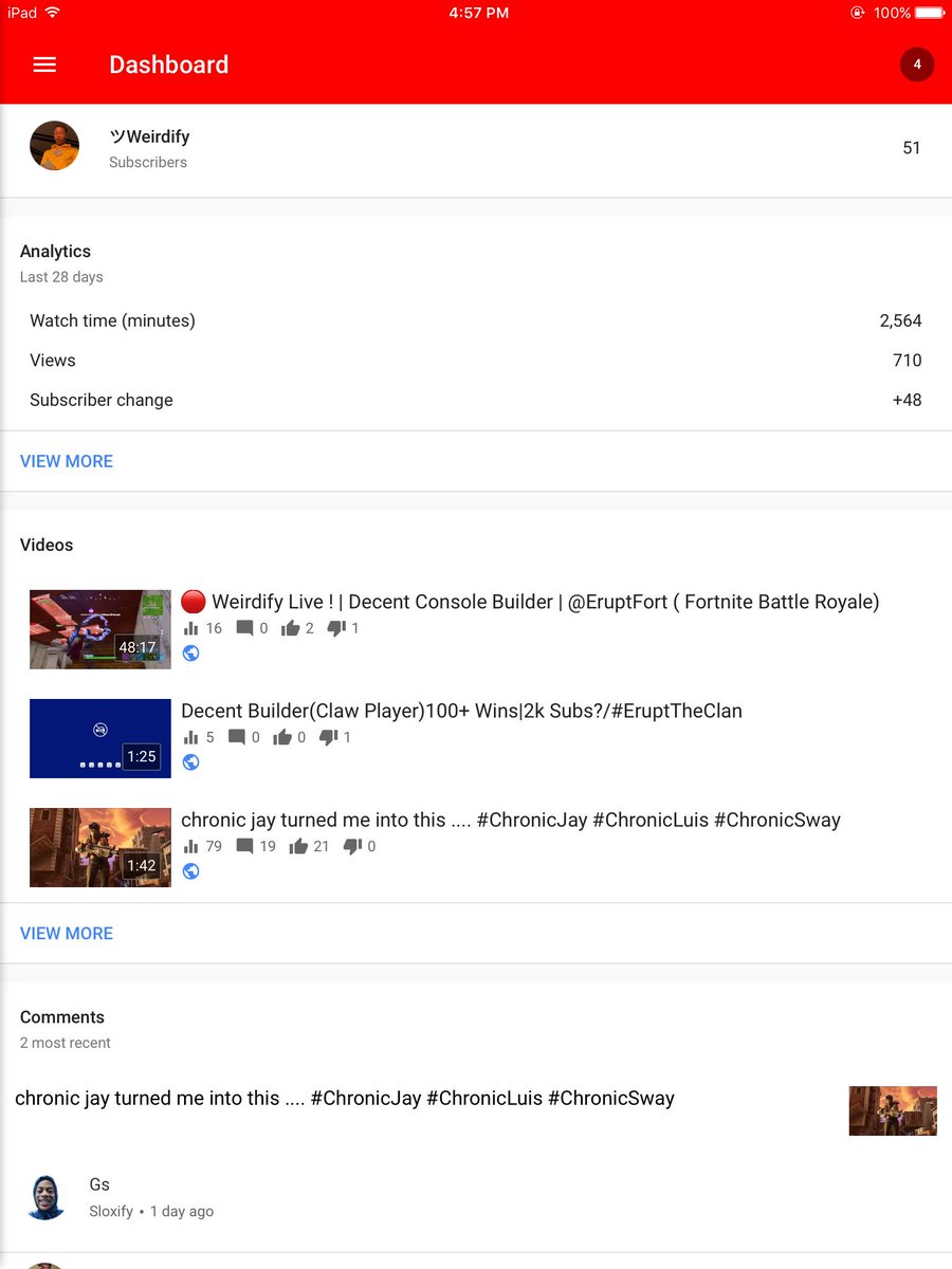 2564 watch minutes and 710 views with 7 videos 🔥btw that was slox on the second vid 🤣@sloxify_yt he ain't mean to 🤣🤣