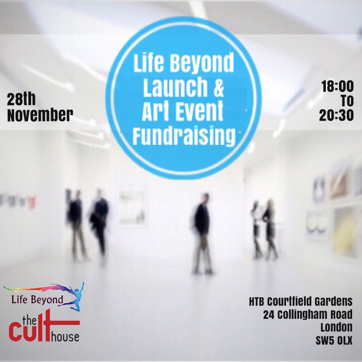 We are very proud to be supporting the Launch of Life Beyond - Head &amp; Neck Cancer Support Charity in a great Art Fundraising event with the participation of 10 Talented Artists who has created/donated wonderful artworks to help..

theculthouse.co.uk/life-beyond--t…

#Share #theculthouseuk