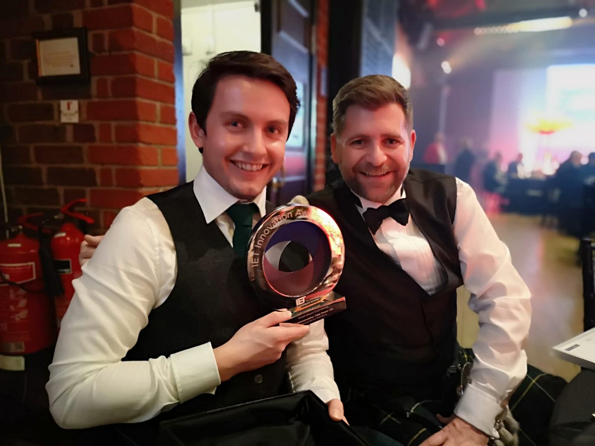 Orbitalmarine's tweet image. Delighted to win Innovation Award for model-based engineering #IETawards @TheIET - truly pioneering work from the team, honoured to be recognised #innovation #renewableengineering #engineering
