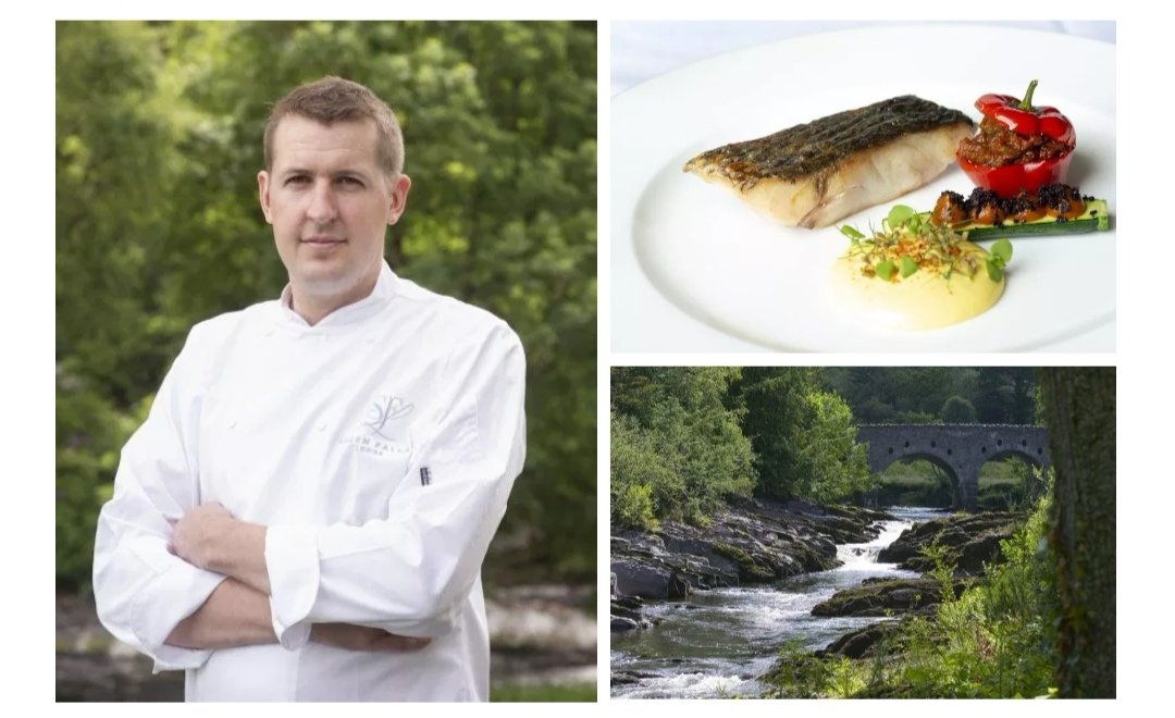 Thetaste_ie's tweet photo. The King at The Falls - Sheen Falls' Head Chef Cormac McCreary 👉🏻 https://t.co/o1xUyOfiUG https://t.co/RqbQsj2bj7