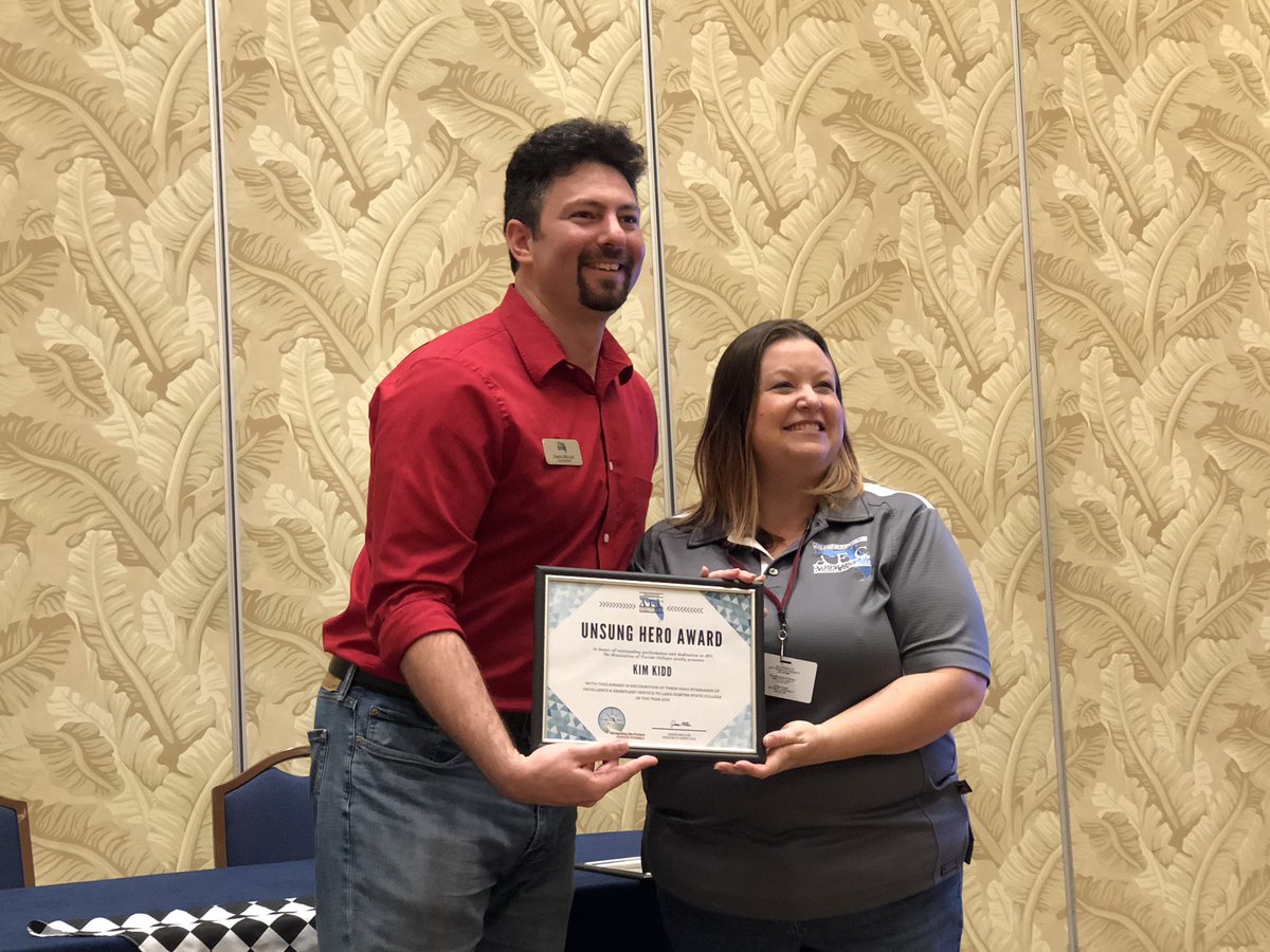 AFCRegion3's tweet photo. Congratulations Region III Unsung Hero from @LSSCedu Kim Kidd (not pictured)! #TheGreat28 #AFC2018AnnualConference https://t.co/BSGJGctxgZ