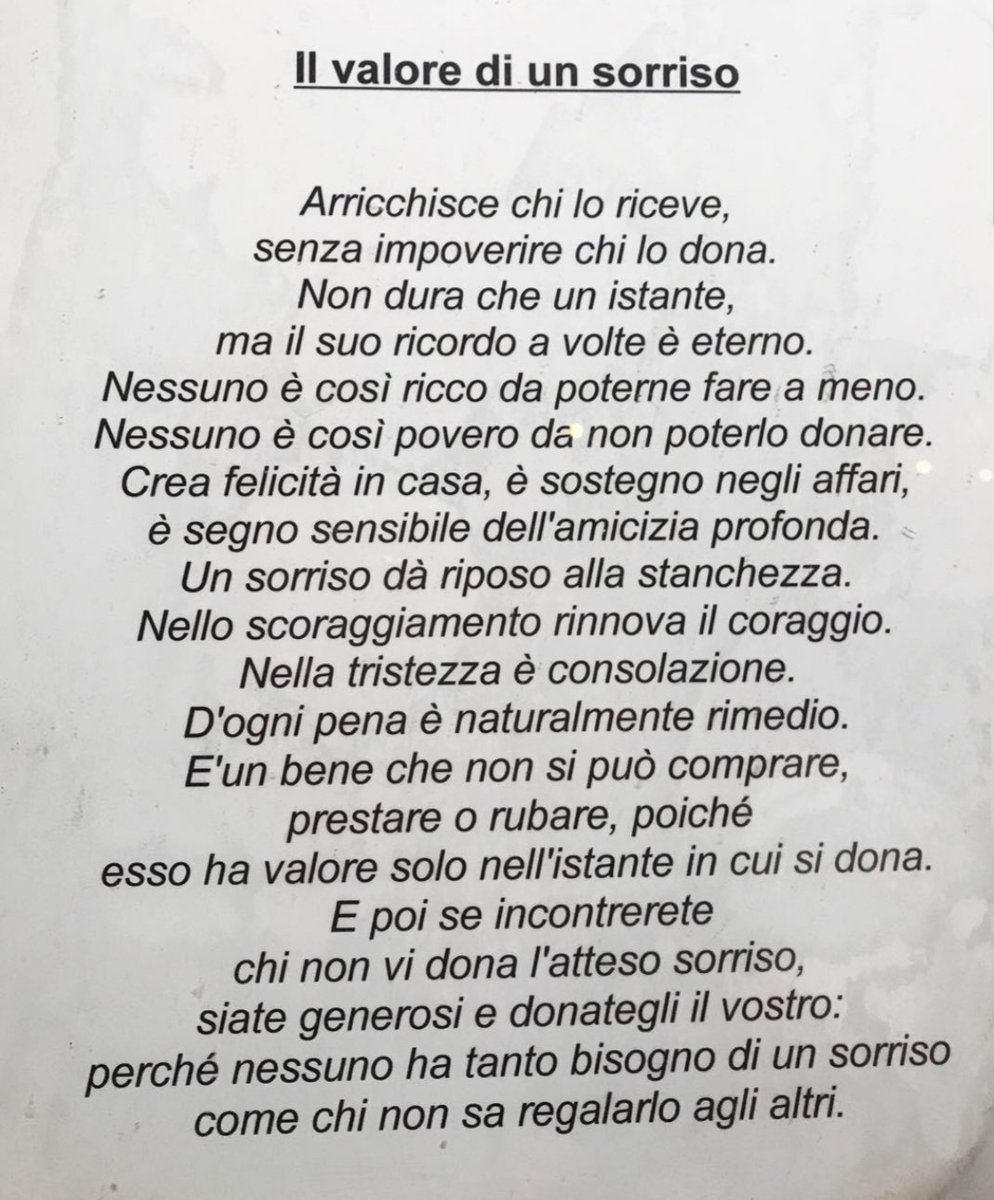 Claudio Olivieri Il Valore Del Sorriso Una Bellissima Poesia Di Padre Faber Che Ci Ha Accompagnato Durante Lo Smileparty2 T Co Ve1zigy8ug T Co Yqof1gy2bx