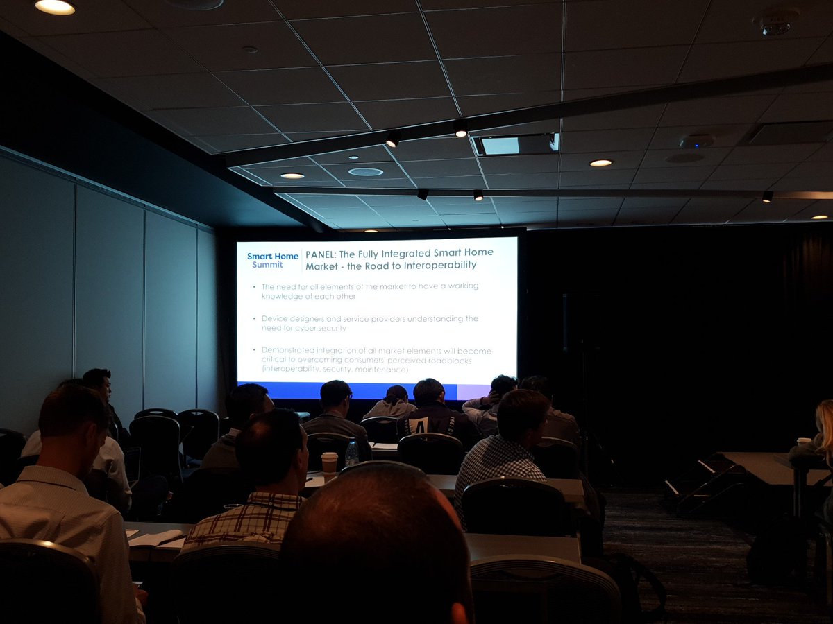 Tha big chasms for smart home is that it is product focused rather than job focused. Just because you have an app it does not mean that you are connected and just because you are connected it does not mean that you are smart. #smarthome #SHSummit @smarthomebss
