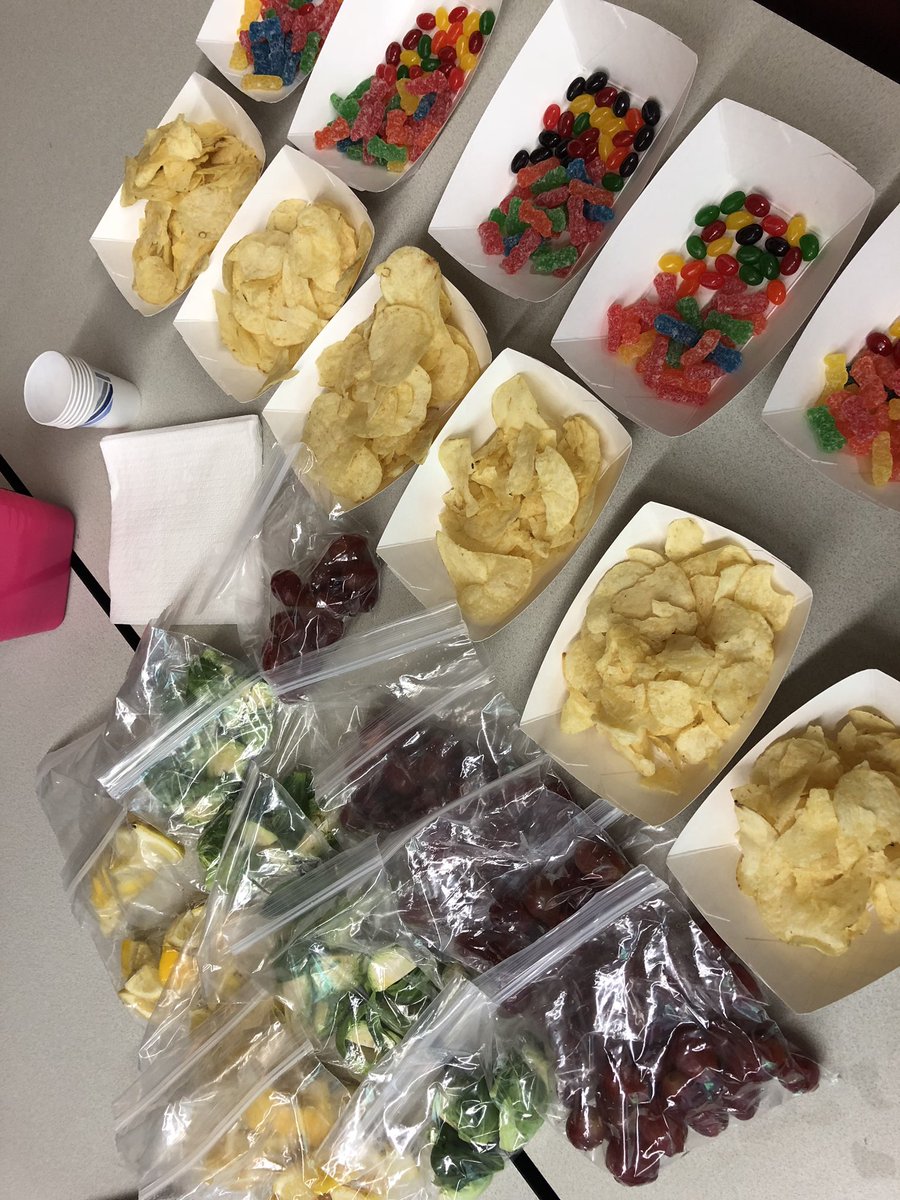 NWtracydryer's tweet photo. Taste testing in AP psych. How do you perceive flavors? #appsych #mberry #sensationandperception https://t.co/xlJJHDZ3Fc