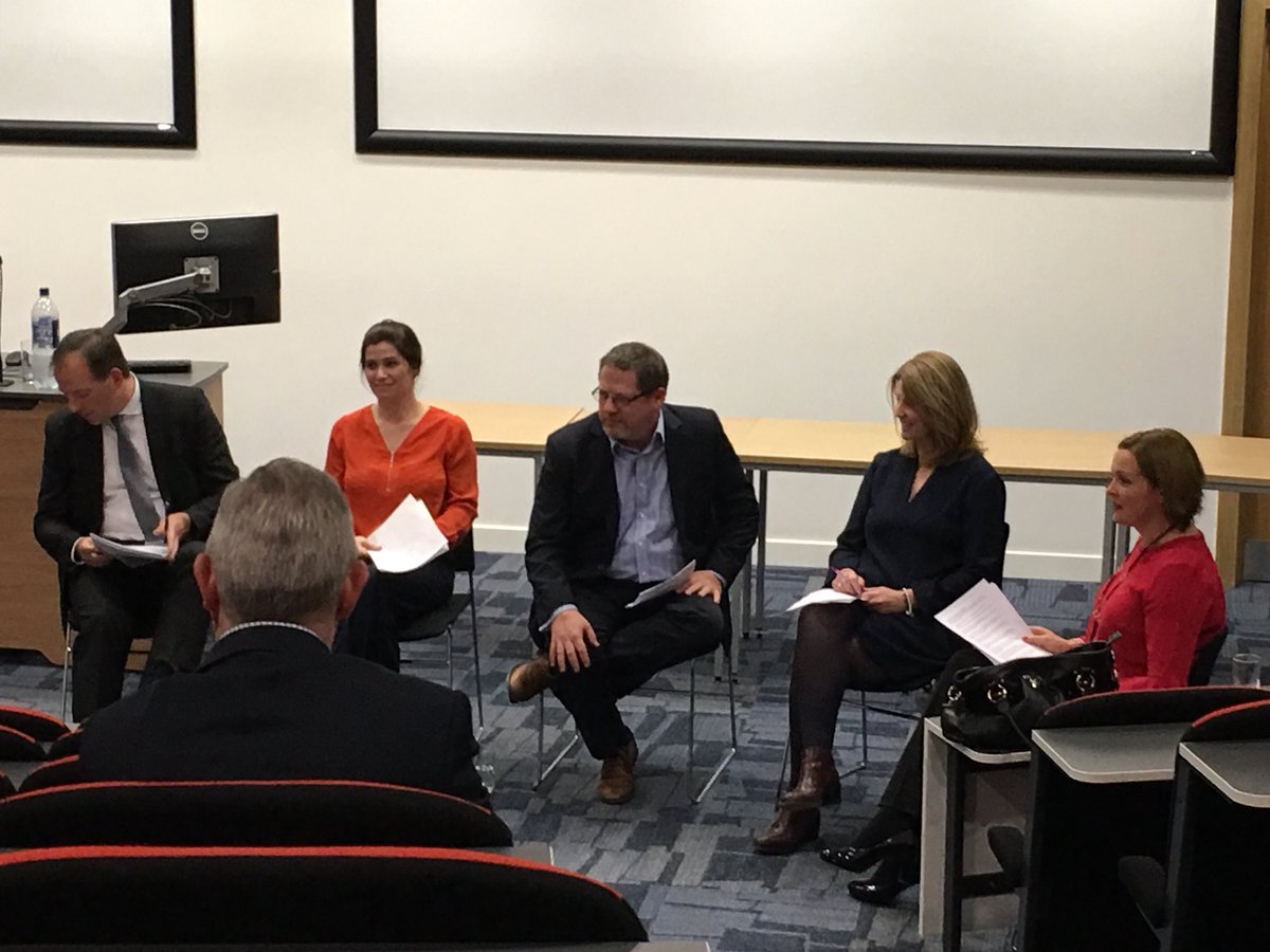 IanFMcNaught's tweet photo. Enjoying the Q&amp;A panel @StrathBusiness “likely challenges facing HR in the future” #HRM70  @InnovatingWorks @ScotlandExcel https://t.co/xAvw1rf00b