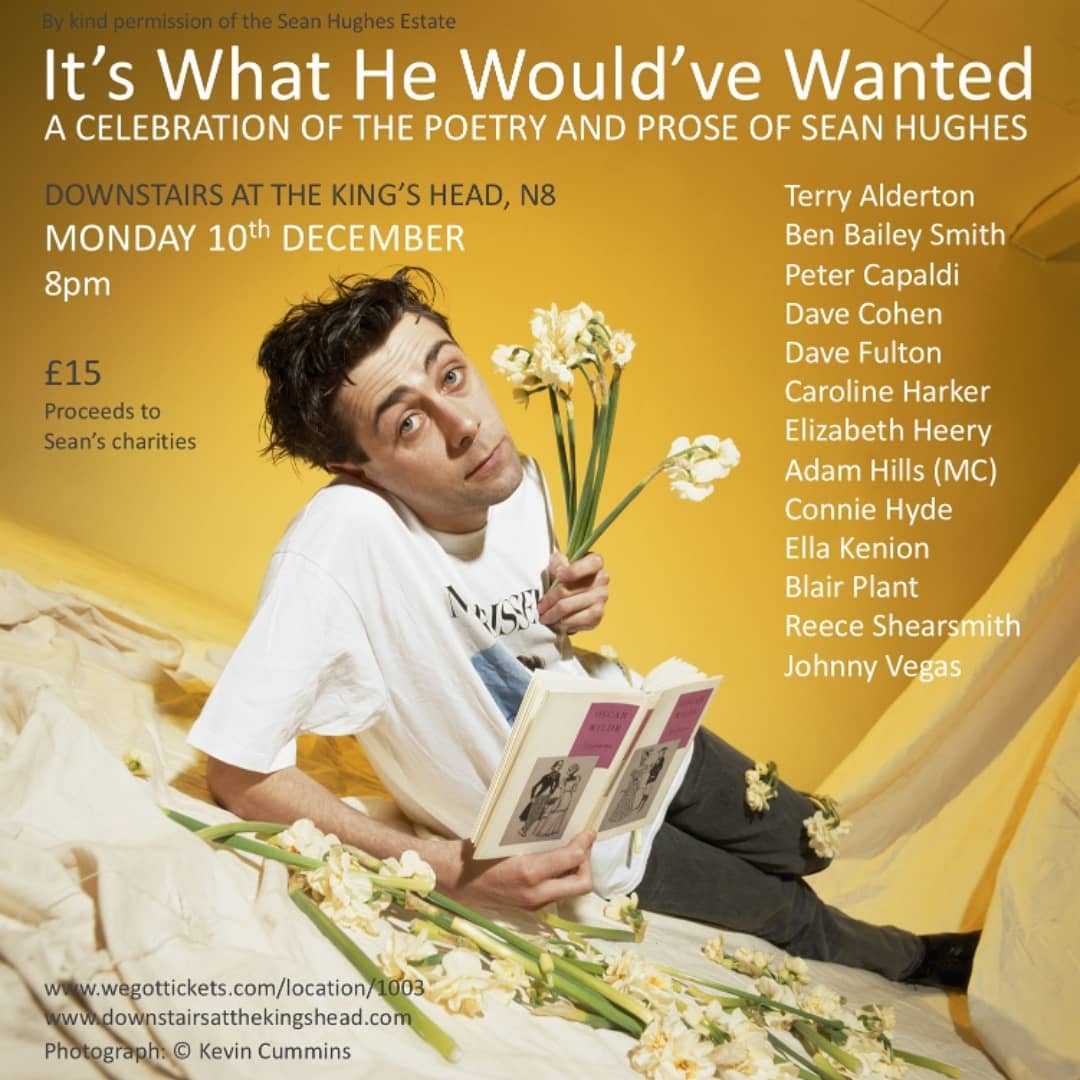 mr_seanhughes's tweet image. A celebration of Sean's written word, of which he was so proud, performed by some of his friends. 
Named after one of his novels, it really is what he would've wanted.

chortle.co.uk/news/2018/11/0…