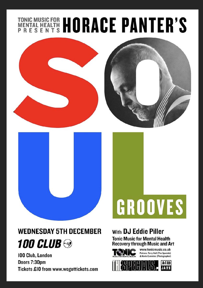 Downts's tweet photo. Went to drop leaflets but been beaten to it by @benslette who is ace at knowing where to go!
The next @TonicMusicMH gig at including @horacepanterart #kenrickrowe and @nick2piece @100clubLondon in December
https://t.co/lWIrjMSCvd
#thespecials #soul #soulgrooves #soulmusic https://t.co/eQHwxh8IWe