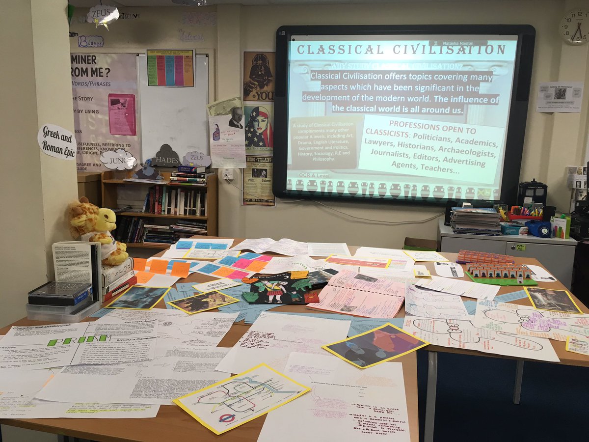 natasharoston's tweet photo. @stags_official #Classics #Post16OpenEvening Welcome to Room 31 ...excited to share the Classical World with you! https://t.co/oBKgdtAgOt