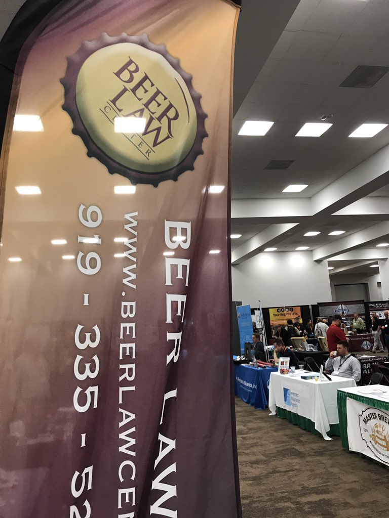 BeerLawCenter's tweet photo. Having a blast at #nccbc18! Good folks talkin’ beer and opportunities. https://t.co/p6OUr8jZrL