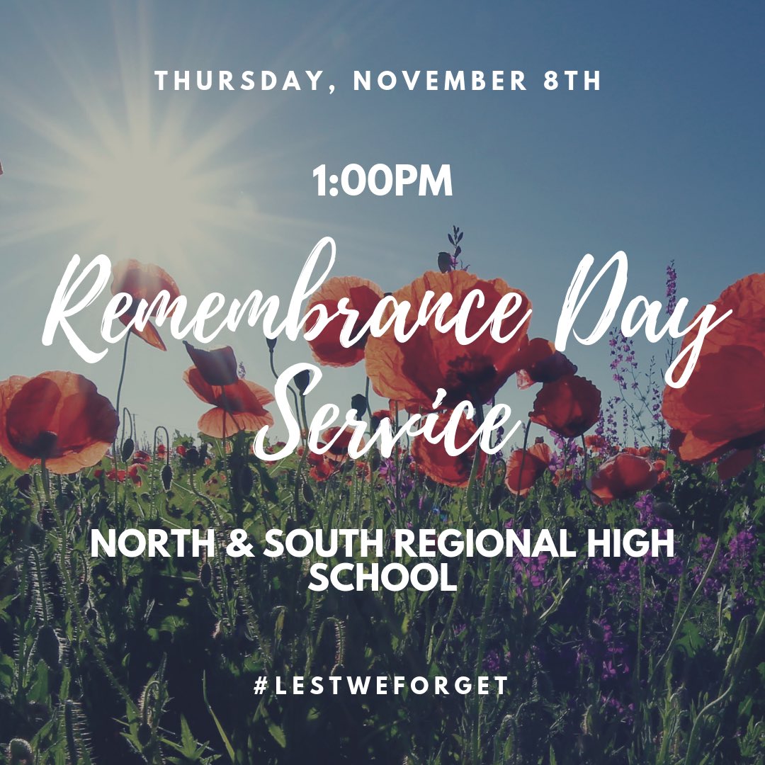 Join us tomorrow afternoon as we remember all the brave soldiers who fought for our freedom 
#spreadtheword